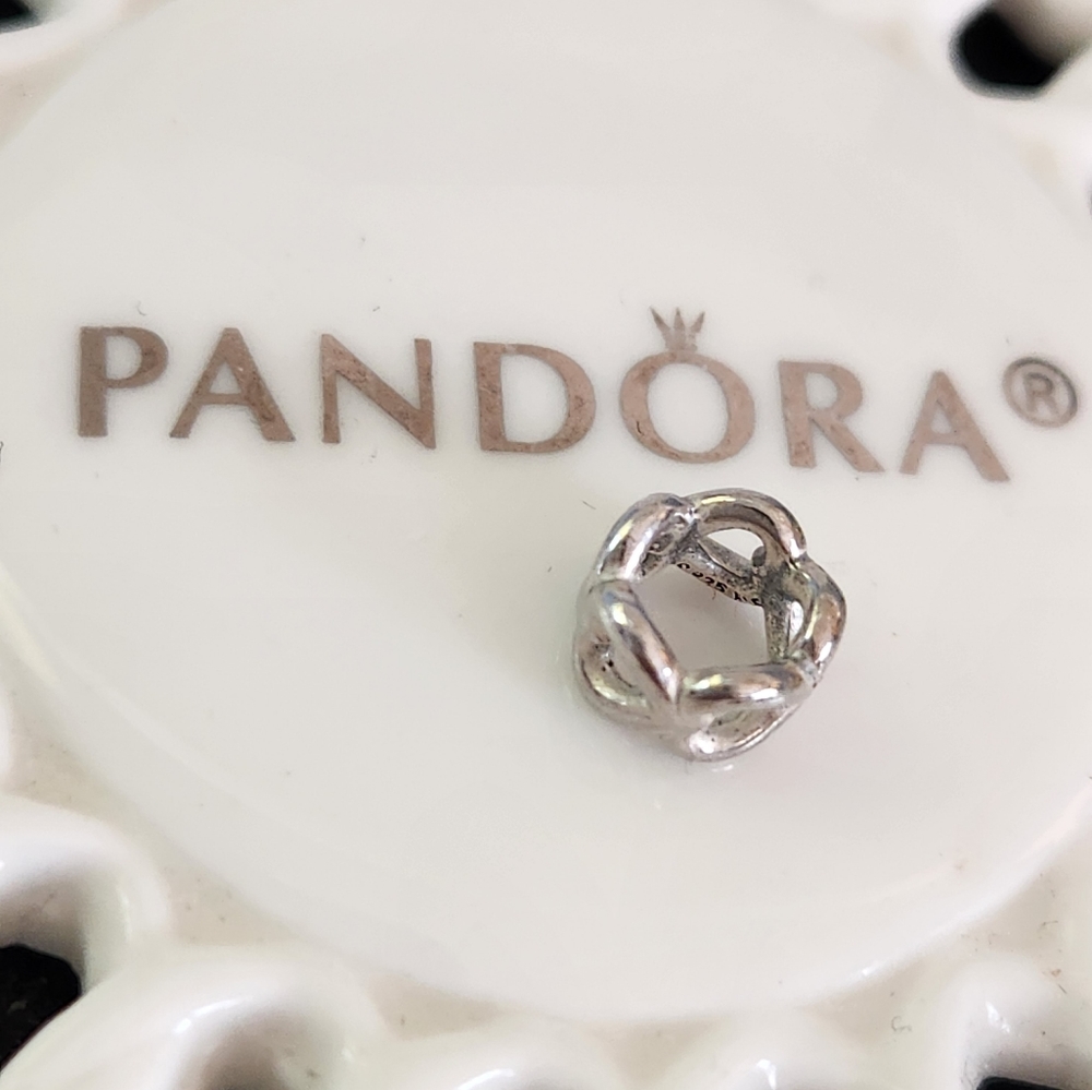 Little Pandora spacer charm..925 sterling silver